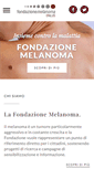 Mobile Screenshot of fondazionemelanoma.org